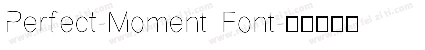 Perfect-Moment Font字体转换